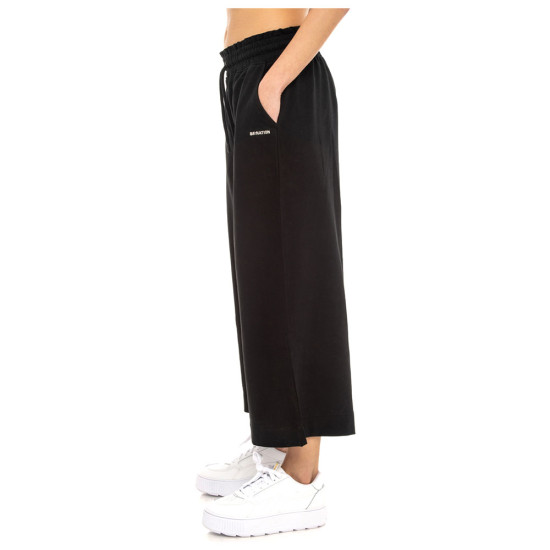 Be Nation Γυναικείο παντελόνι Terry Cropped 7/8 Wide Leg Pants